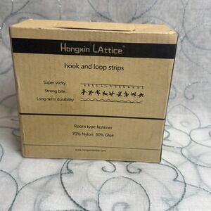 Hongxin Lattice Hook and Loop Strips Self Adhesive Fastener Tape 70% Nylon‎